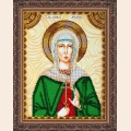 Набор для вышивания бисером АБРИС АРТ "Святая Ариадна (Арина)" 