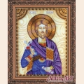 Набор для вышивания бисером АБРИС АРТ "Святой Платон" 