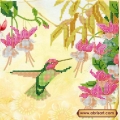 Схема для вышивания бисером АБРИС АРТ "Колибри" 
