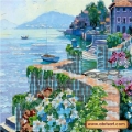 Схема для вышивания бисером АБРИС АРТ "Вид на море" 