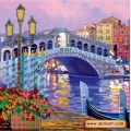 Схема для вышивания бисером АБРИС АРТ "Огни Венеции" 