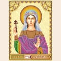 Схема для вышивания бисером АБРИС АРТ "Святая Клавдия" 