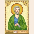 Схема для вышивания бисером АБРИС АРТ "Святой Родион" 