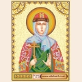 Схема для вышивания бисером АБРИС АРТ "Святая Иулиания (Ульяна)" 