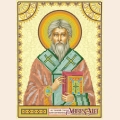 Схема для вышивания бисером АБРИС АРТ "Святой Тарасий (Тарас)"
