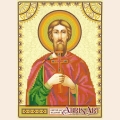 Схема для вышивания бисером АБРИС АРТ "Святой Назарий (Назар)" 