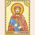 Схема для вышивания бисером АБРИС АРТ "Святой Ростислав"
