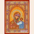 Схема для вышивания бисером АБРИС АРТ "Икона Богородицы «Казанская" 