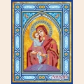 Схема для вышивания бисером АБРИС АРТ "Икона Богородицы «Почаевская"