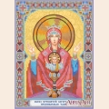 Схема для вышивания бисером АБРИС АРТ "Икона Богородицы "Неупиваемая чаша"