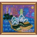 Набор для вышивания бисером АБРИС АРТ с магнитом "Сидней"