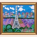 Набор для вышивания бисером АБРИС АРТ с магнитом "Париж" 