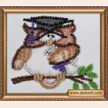 Набор для вышивания бисером АБРИС АРТ с магнитом "Сова-8"