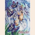 Набор для вышивания нитками АБРИС АРТ "Единороги" 