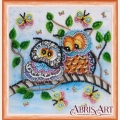 Набор для вышивания бисером АБРИС АРТ "Лесной дуэт"