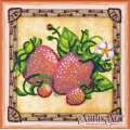 Набор для вышивания бисером АБРИС АРТ "Спелая клубника"
