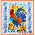 Набор для вышивания бисером АБРИС АРТ "Ку-ка-ре-ку"