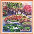 Набор для вышивания бисером АБРИС АРТ "Цветы в пруду" 