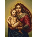 Набор для вышивания крестом Luca-S "Сикстинская Мадонна" 