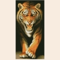 Алмазная вышивка камнями АЛМАЗНАЯ ЖИВОПИСЬ  "Тигр"