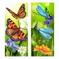 Рисунок на габардине МП Студия "Райские бабочки" 