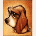 Алмазная вышивка камнями АЛМАЗНАЯ ЖИВОПИСЬ «Хмурый пес»