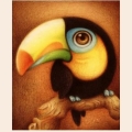 Алмазная вышивка камнями АЛМАЗНАЯ ЖИВОПИСЬ «Какаду»