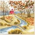 Алмазная вышивка камнями АЛМАЗНАЯ ЖИВОПИСЬ «Осень» 