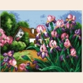 Алмазная вышивка камнями АЛМАЗНАЯ ЖИВОПИСЬ «Весенние цветы» 
