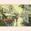 Алмазная вышивка камнями АЛМАЗНАЯ ЖИВОПИСЬ «Французская улочка»