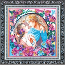 Набор для вышивания бисером АБРИС АРТ "Влюбленные"