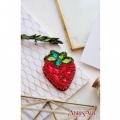 Набор для вышивания бисером АБРИС АРТ "Клубничка"