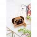 Набор для вышивания бисером АБРИС АРТ "Мопсик"