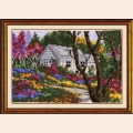Набор для вышивания нитками СДЕЛАЙ СВОИМИ РУКАМИ "Райский уголок"