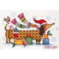 Набор для вышивания нитками АБРИС АРТ "Чую праздник!"