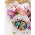 Набор для вышивания бисером АБРИС АРТ "Азурит"