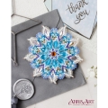 Набор для вышивания бисером АБРИС АРТ "Снежинка"