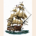 Набор для вышивания нитками Белоснежка "Корабль "Виктория"