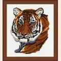 Набор для вышивания нитками СДЕЛАЙ СВОИМИ РУКАМИ "Тигр"