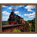 Алмазная вышивка камнями  АЛМАЗНАЯ ЖИВОПИСЬ "Восточный экспресс"