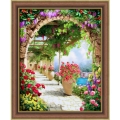 Алмазная вышивка камнями  АЛМАЗНАЯ ЖИВОПИСЬ "Солнечная терраса"