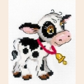 Набор для вышивания нитками РИОЛИС "Теленок с колокольчиком"