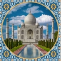 Алмазная вышивка камнями АЛМАЗНАЯ ЖИВОПИСЬ "Тадж Махал"