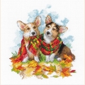 Набор для вышивания нитками РИОЛИС "К осени готовы"