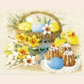 Набор для вышивания нитками РИОЛИС "Пасхальный натюрморт"