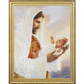 Набор для вышивания бисером КАРТИНЫ БИСЕРОМ "Иисус с младенцем" 