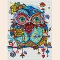 Набор для вышивания алмазными камнями БЕЛОСНЕЖКА "Венецианская сова"