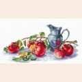 Набор для вышивания нитками СДЕЛАЙ СВОИМИ РУКАМИ "Сочные яблоки"