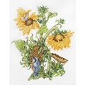 Набор для вышивания крестом Luca-S "Сентябрьский букет"