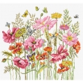 Набор для вышивания крестом Luca-S "Августовский букет"